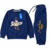 Completo in tessuto a costine per bambini (4-5 anni)