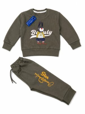 Completo Bambini in Tessuto Rib (2-3 Anni)
