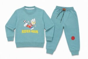 Completo Bambini in Tessuto Rib (5-6 Anni)